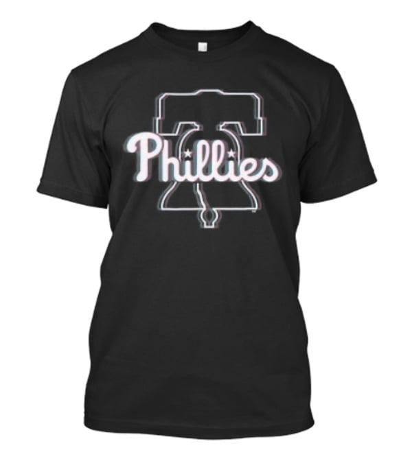 Philadelphia Phillies Bell Glitch T-Shirt