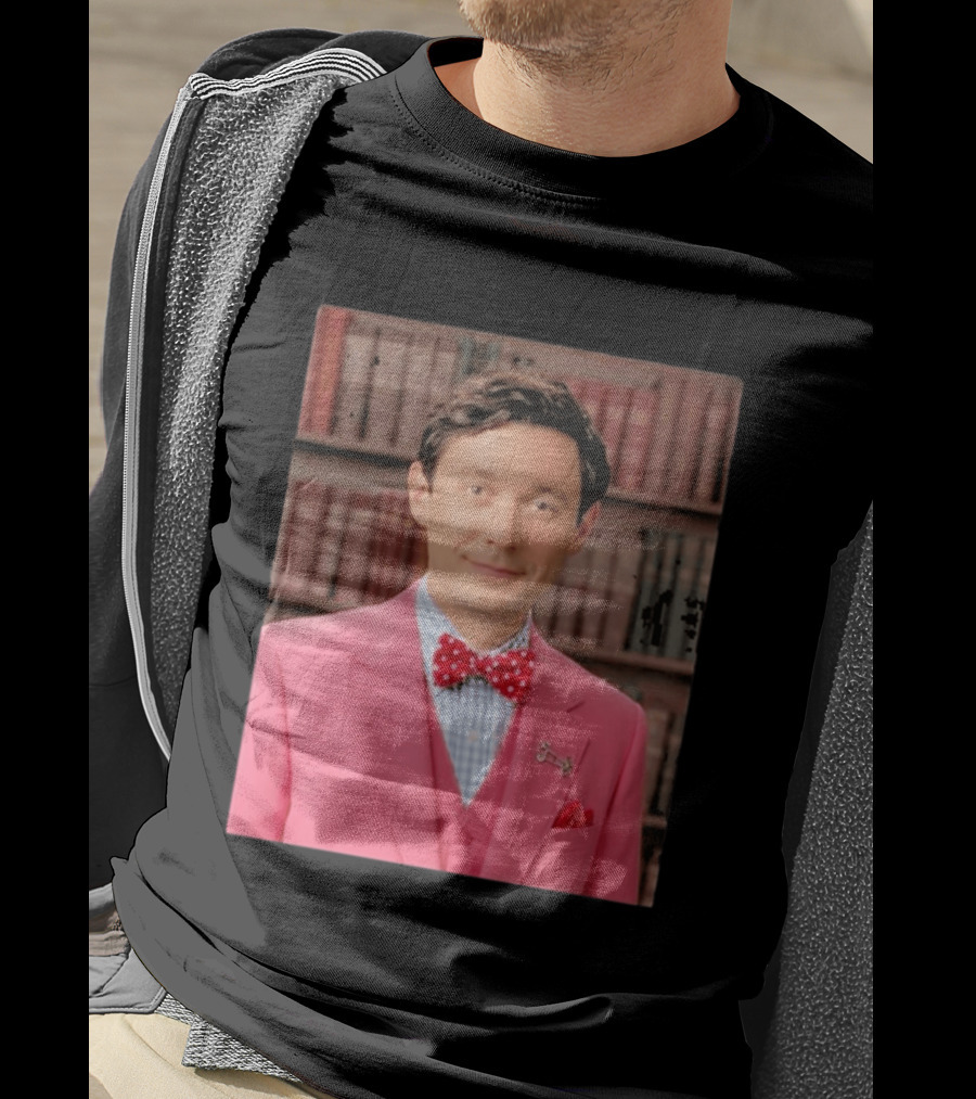 Pinky Herman Jon Ossoff Bow Tie Suit T-Shirt