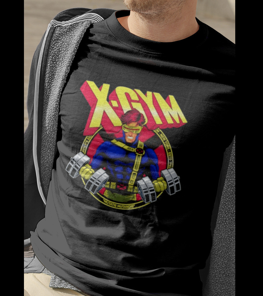 X Gym Cyclops Xavier's School New York Mutatis Mutandis Estd 1963 T-Shirt