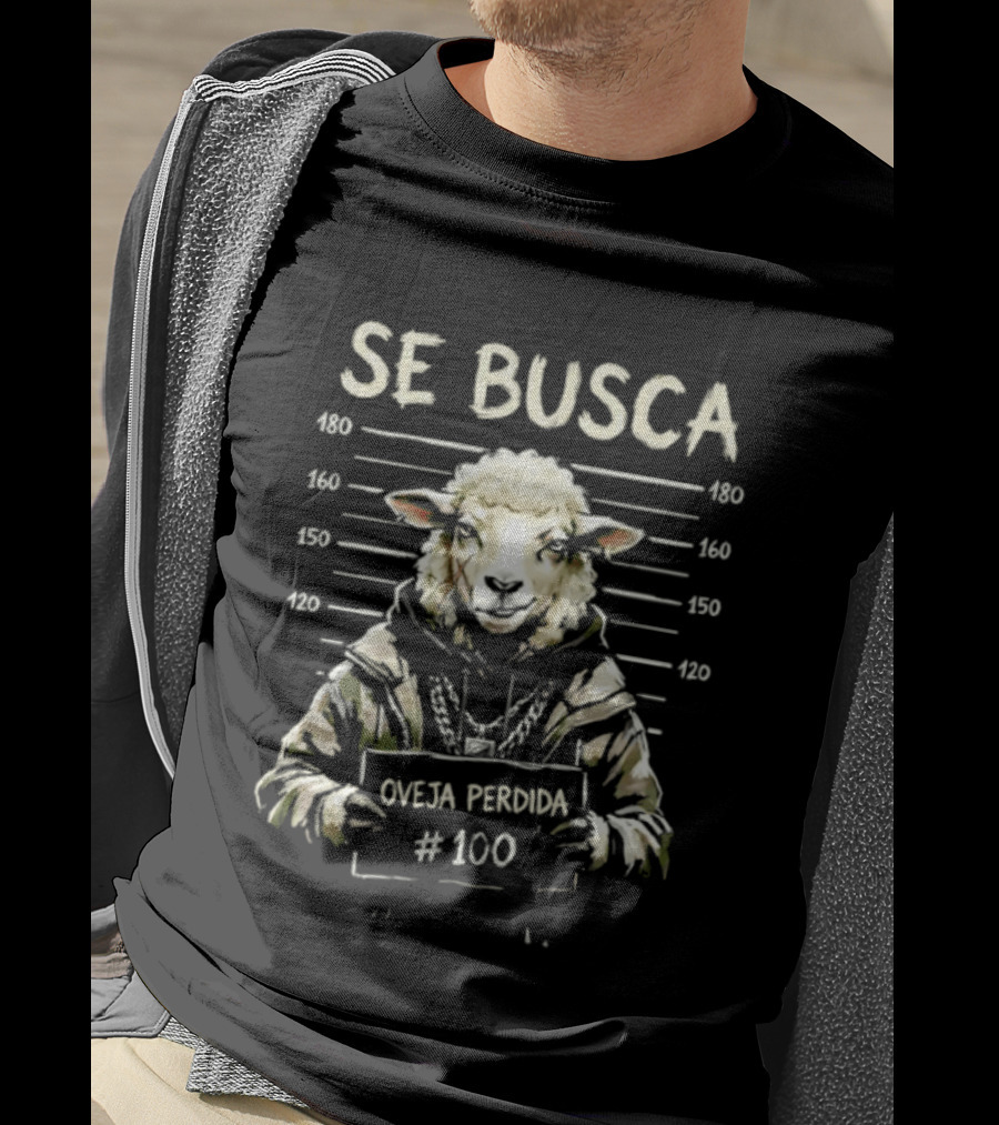 Se Busca Oveja Perdida 100 Shot T-Shirt
