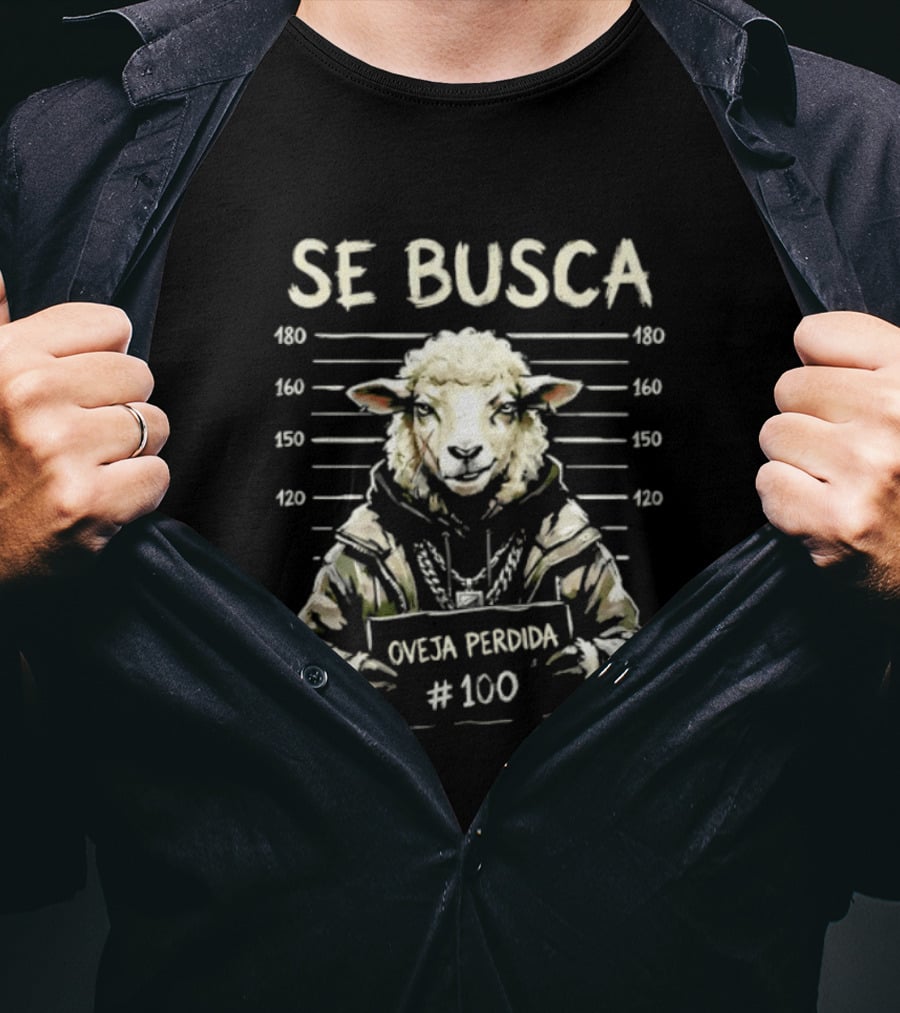 Se Busca Oveja Perdida 100 Shot T-Shirt
