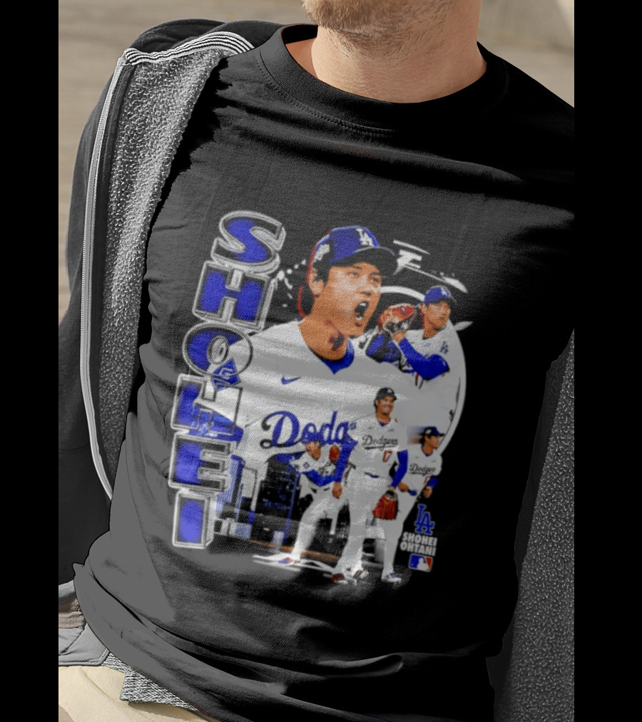 Shohei Ohtani Los Angeles Dodgers MLB 2026 Dodgers Collage T-Shirt