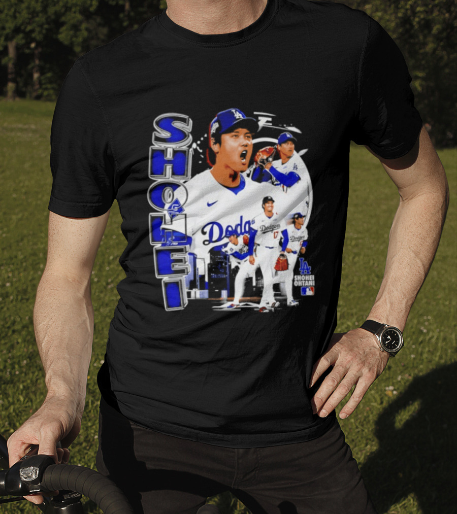 Shohei Ohtani Los Angeles Dodgers MLB 2026 Dodgers Collage T-Shirt