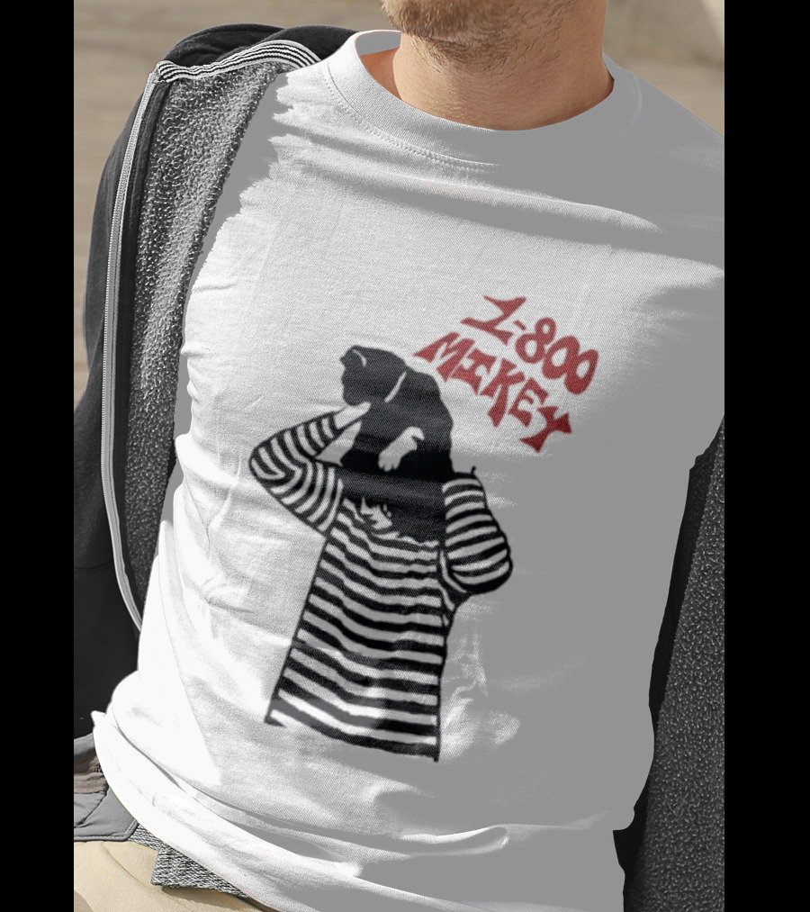 1 800 Mikey Striped Sweater T-Shirt
