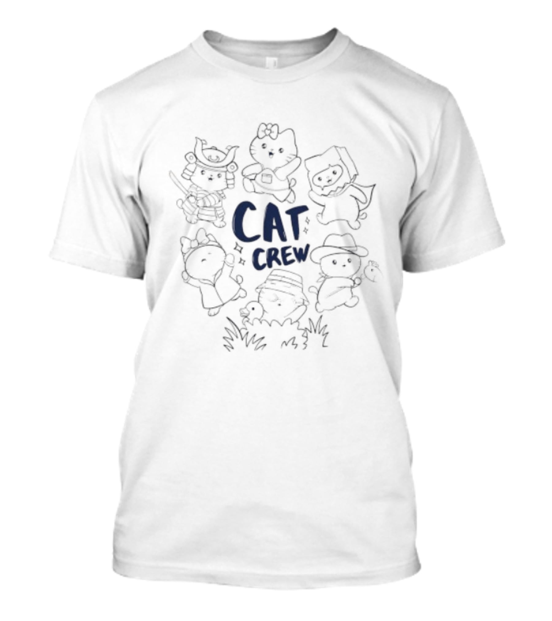 Cat Crew Cute Kittens Playing Together T-Shirt