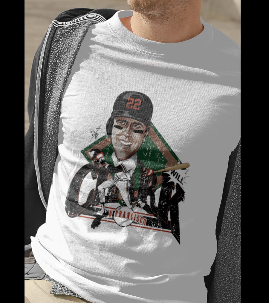 Will Clark San Francisco Giants 22 Bruce Stark Caricature T-Shirt