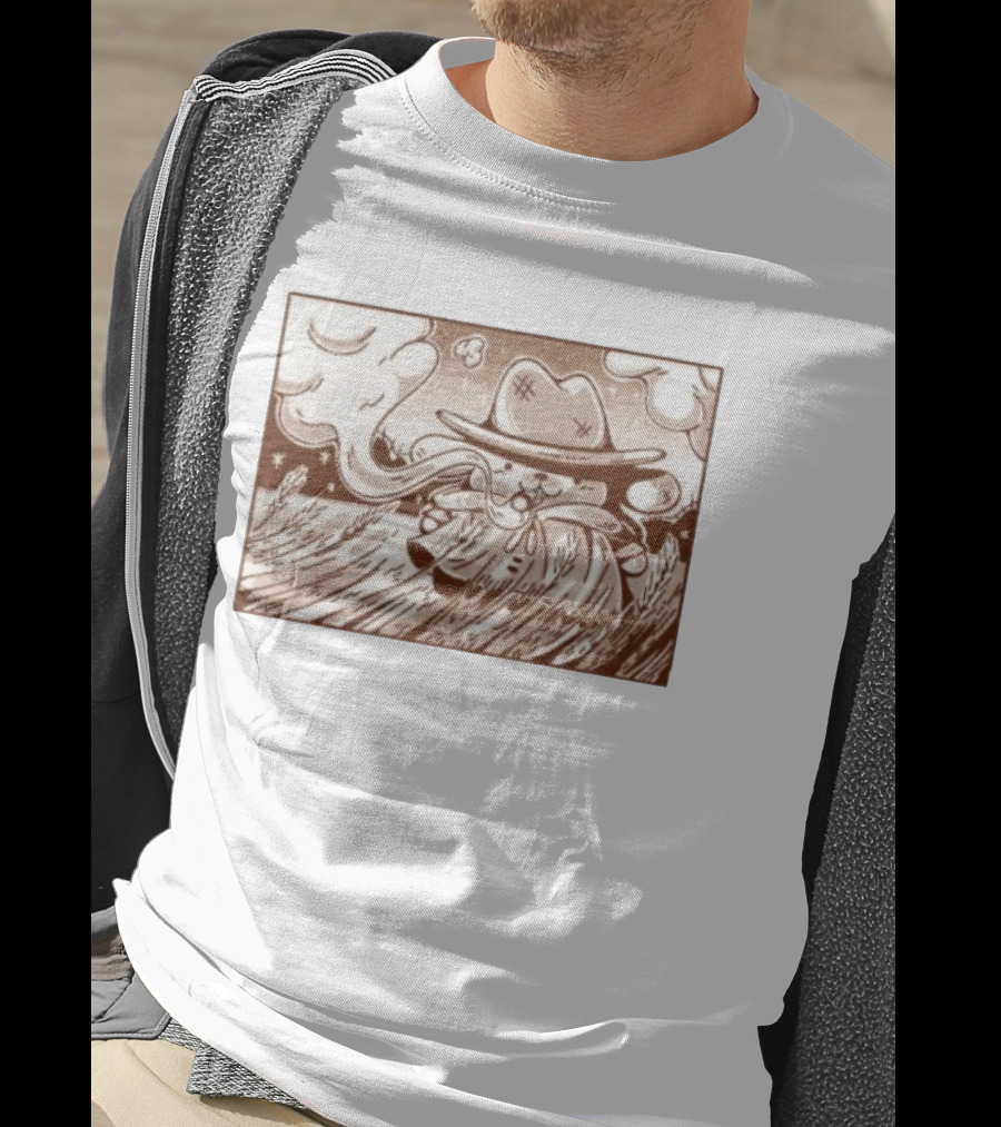 Pompompurin Detective Adventure In Wheat Field Sanrio Scene T-Shirt