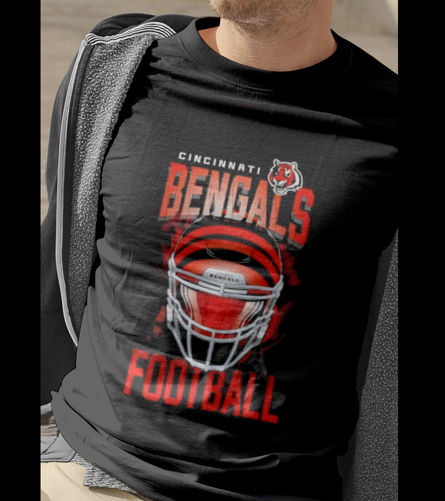 Cincinnati Bengals Football Helmet 2026 Season Bengals Tiger T-Shirt