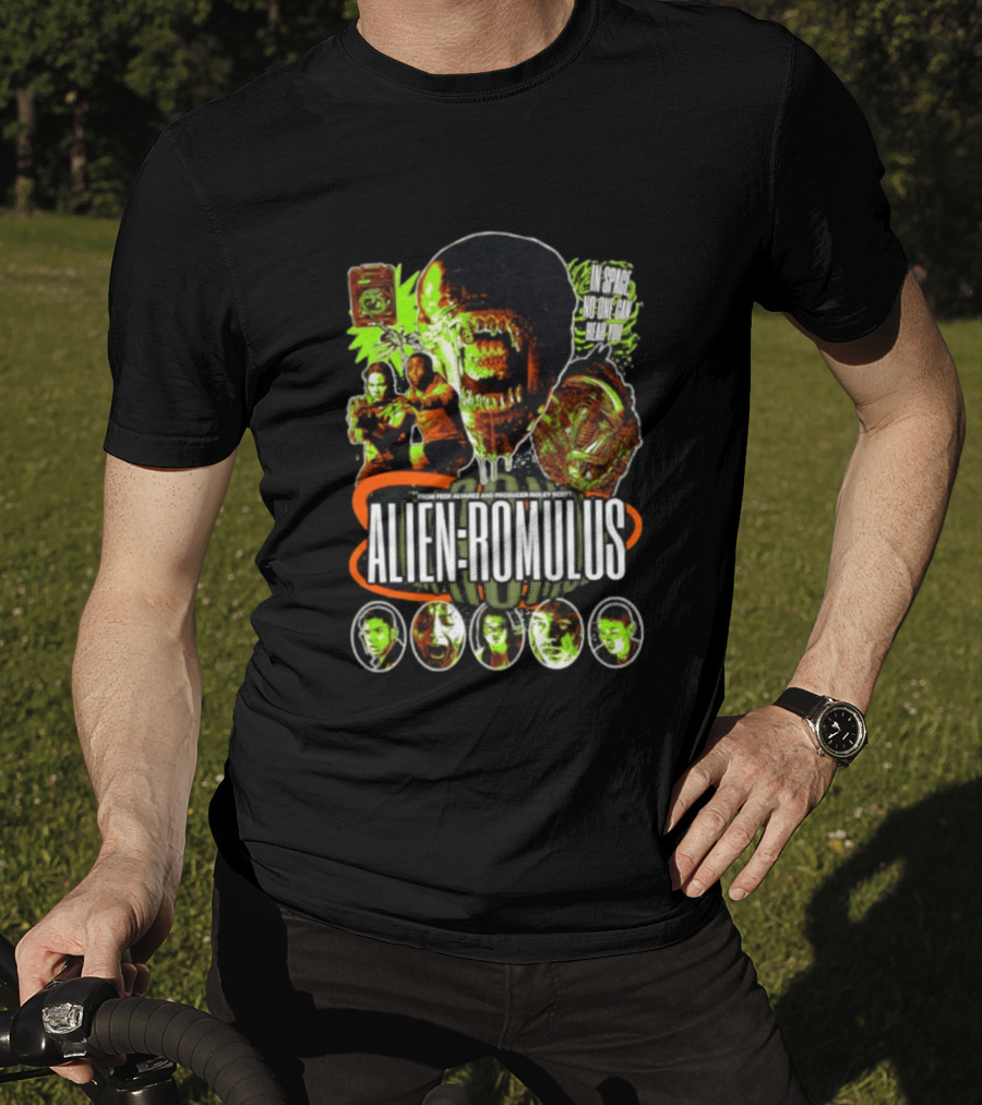 Alien Romulus Horror In Space No One Can Hear You T-Shirt