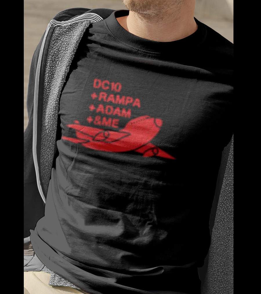 Keinemusik DC10 Rampa Adam &Me 2026 Airplane Collaboration T-Shirt