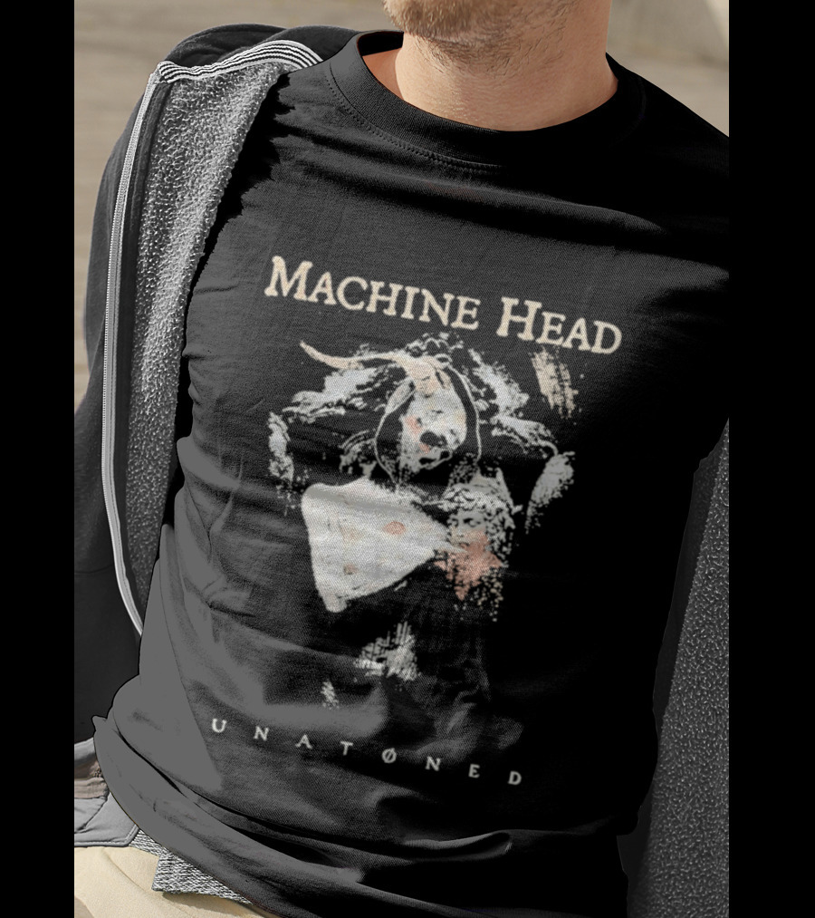 Machine Head Unatøned Abstract Face T-Shirt