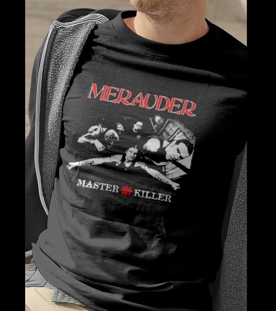 Merauder Master Killer Hardcore Metal Iconic Album T-Shirt