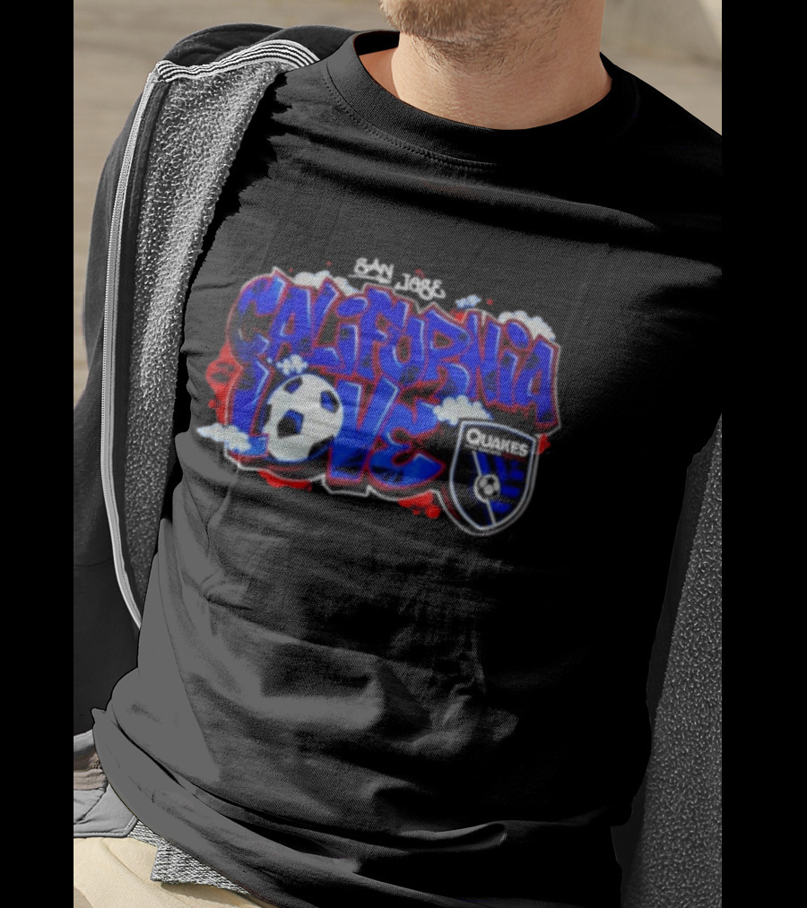 San Jose California Love Quakes Soccer 1974 T-Shirt
