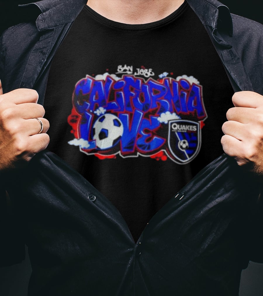 San Jose California Love Quakes Soccer 1974 T-Shirt