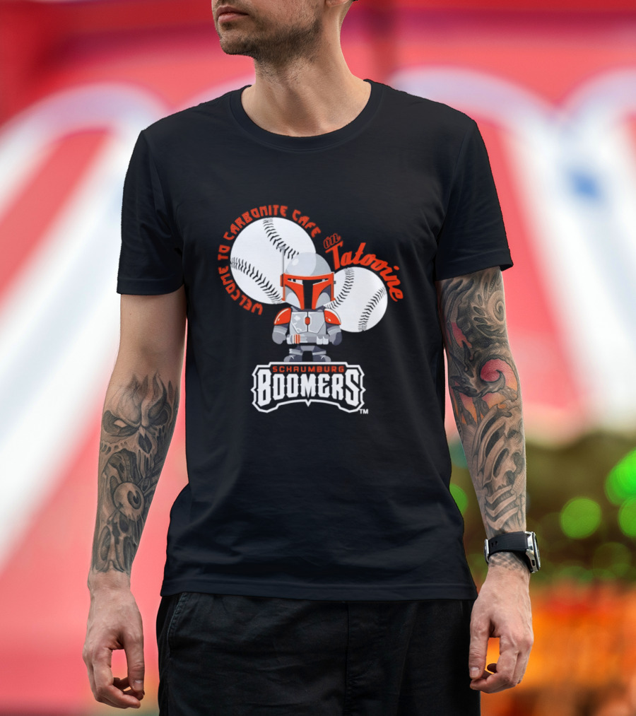 Schaumburg Boomers Welcome To Carbonite Cafe On Tatooine T-Shirt
