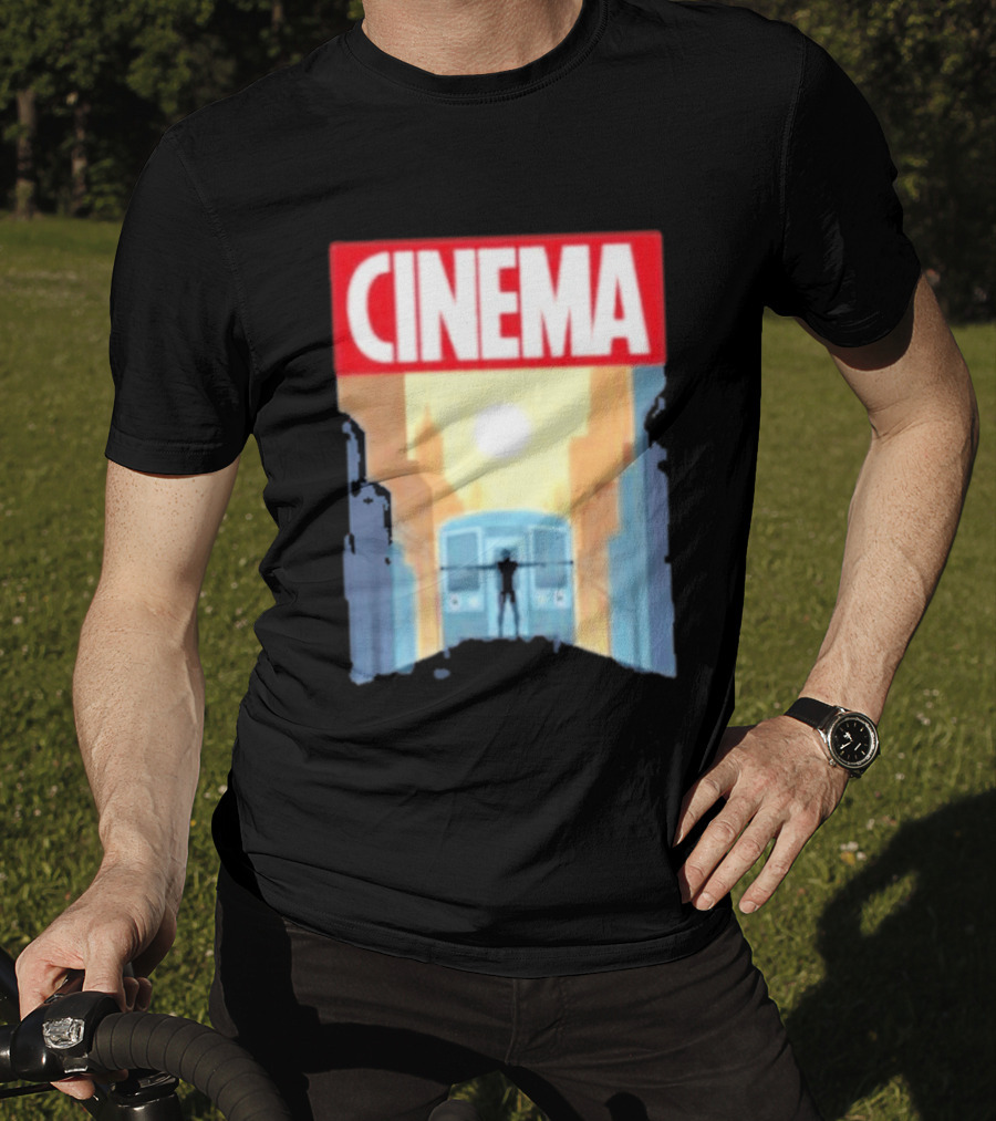 Screencrush Cinema Spidey Subway Sunset Scene T-Shirt