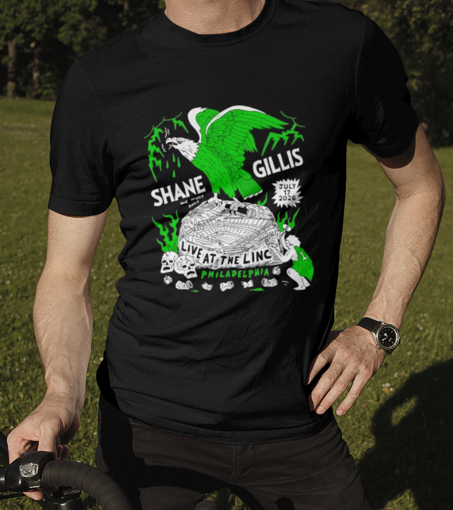 Shane Gillis Live At The Linc Philadelphia July 17 2026 Eagle T-Shirt