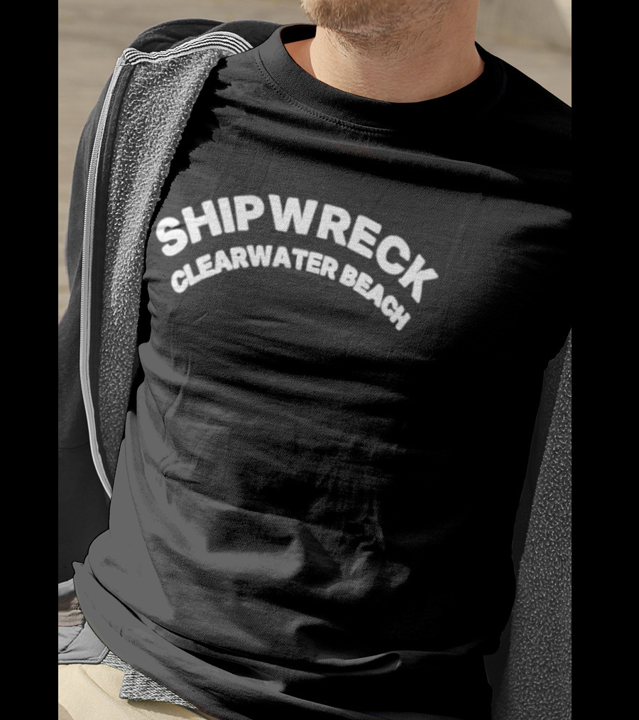 Shipwreck Clearwater Beach Florida Vacation Adventure T-Shirt
