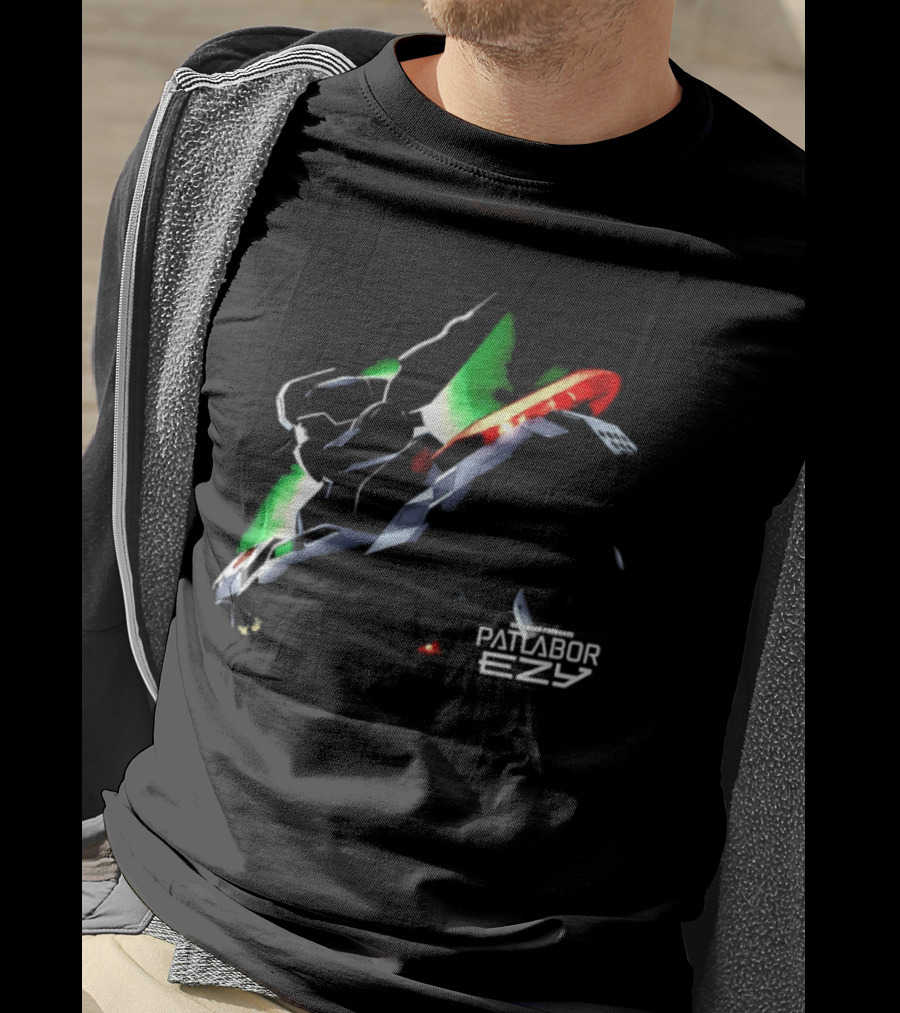 Patlabor EZY Mecha Anime Robot Headgear Dynamic T-Shirt