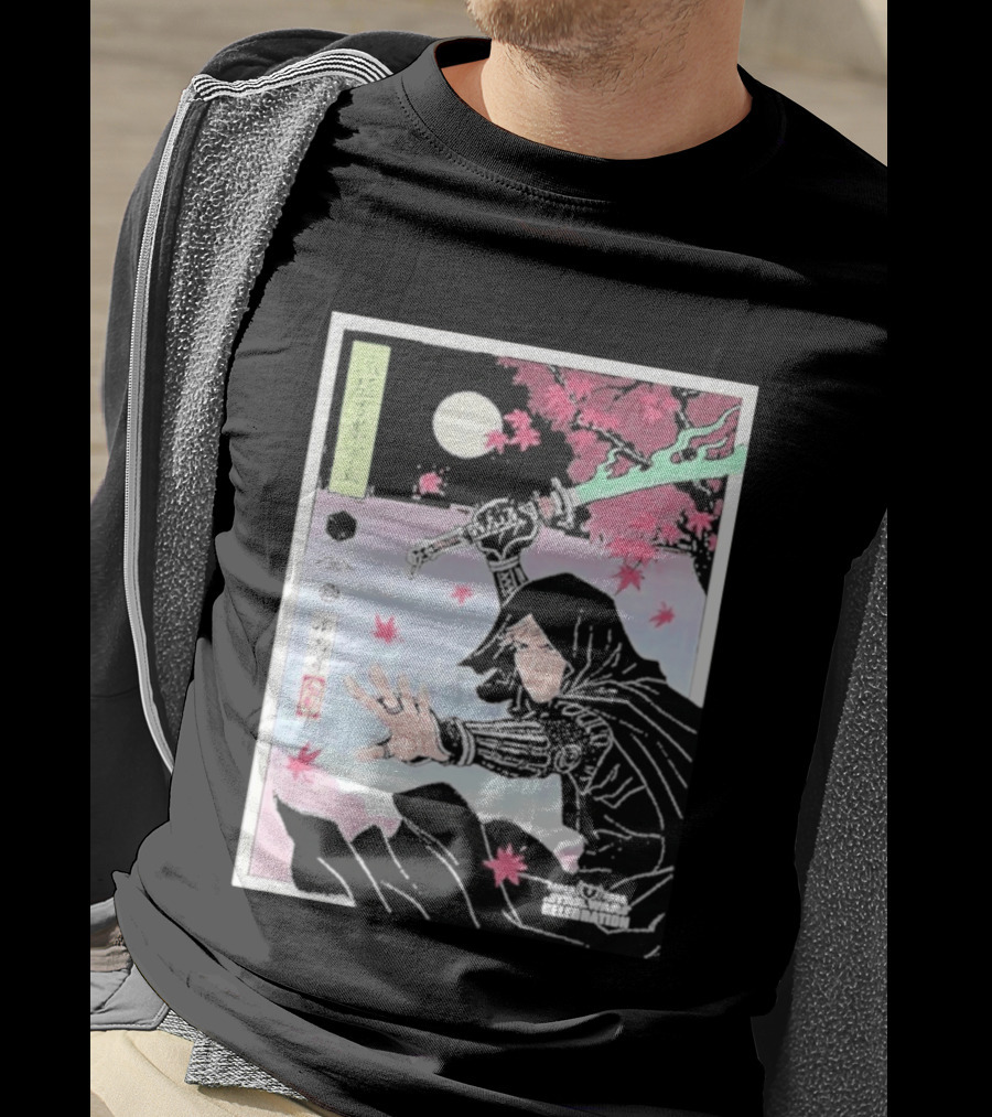 Star Wars Celebration Japan 2025 Luke Skywalker Samurai Art Final Reveal T-Shirt