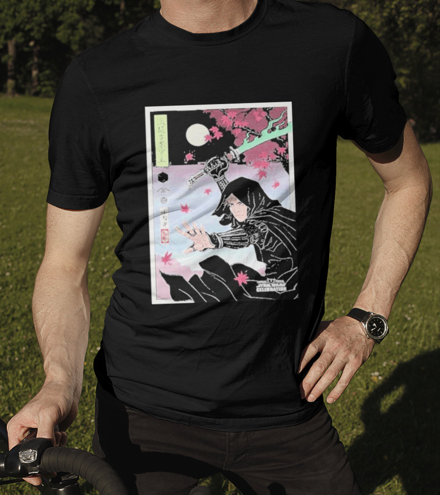 Star Wars Celebration Japan 2025 Luke Skywalker Samurai Art Final Reveal T-Shirt