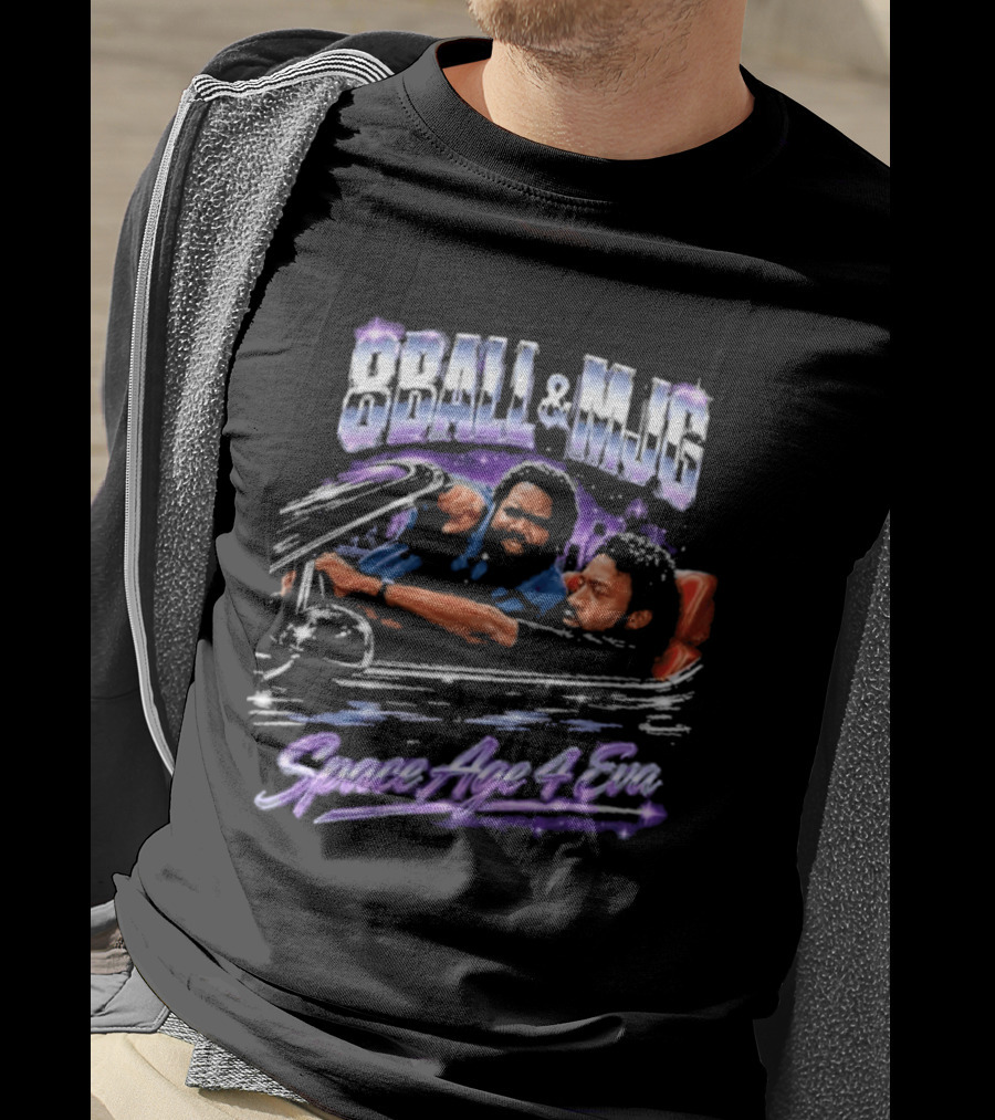 8Ball & MJG Space Age 4 Eva Retro Style Rap T-Shirt