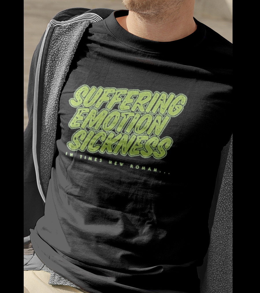Suffering Emotion Sickness In Times New Roman Queens Of The Stone Age T-Shirt