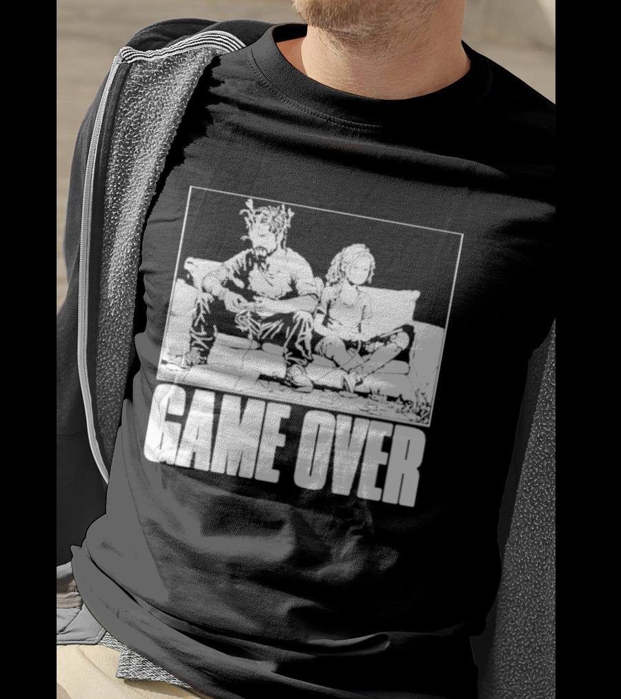 The Reel Rejects TLOU Game Over Couch Scene T-Shirt