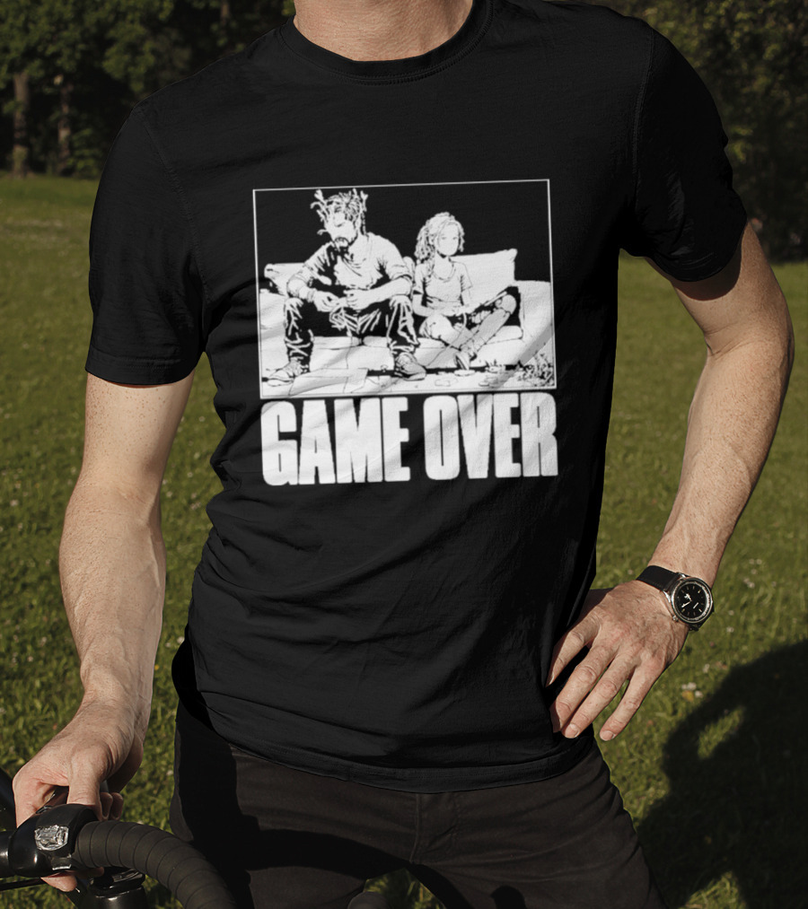 The Reel Rejects TLOU Game Over Couch Scene T-Shirt