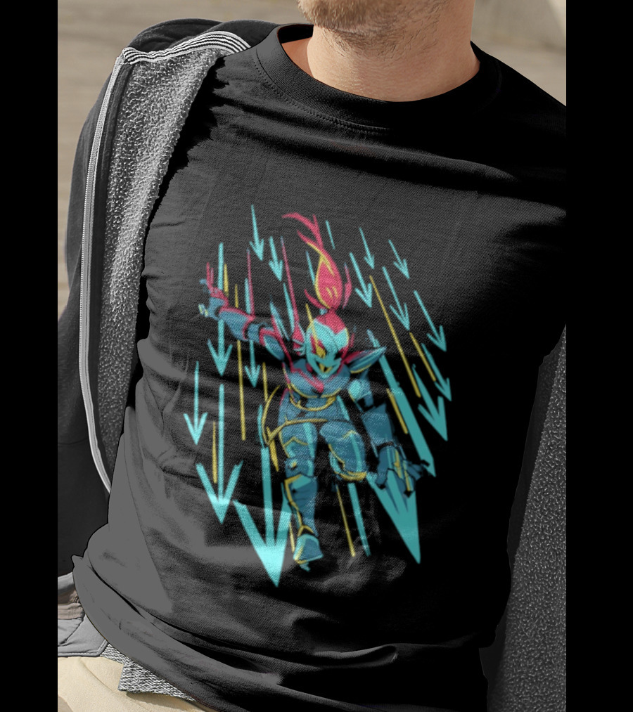 Undyne Onslaught 10th Anniversary Undertale T-Shirt