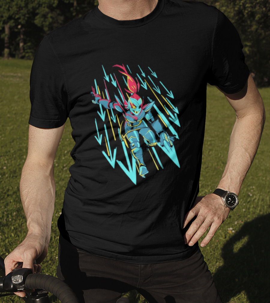 Undyne Onslaught 10th Anniversary Undertale T-Shirt