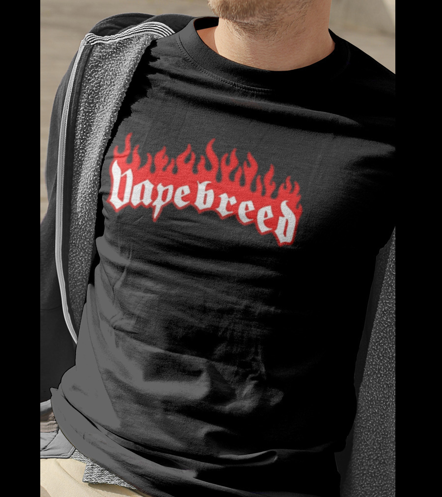 Vapebreed Flame Style Vapebreed Vaping Vape Culture T-Shirt