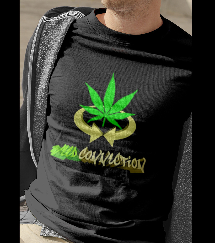 Cannabis Leaf Symbol Weed Connection T-Shirt