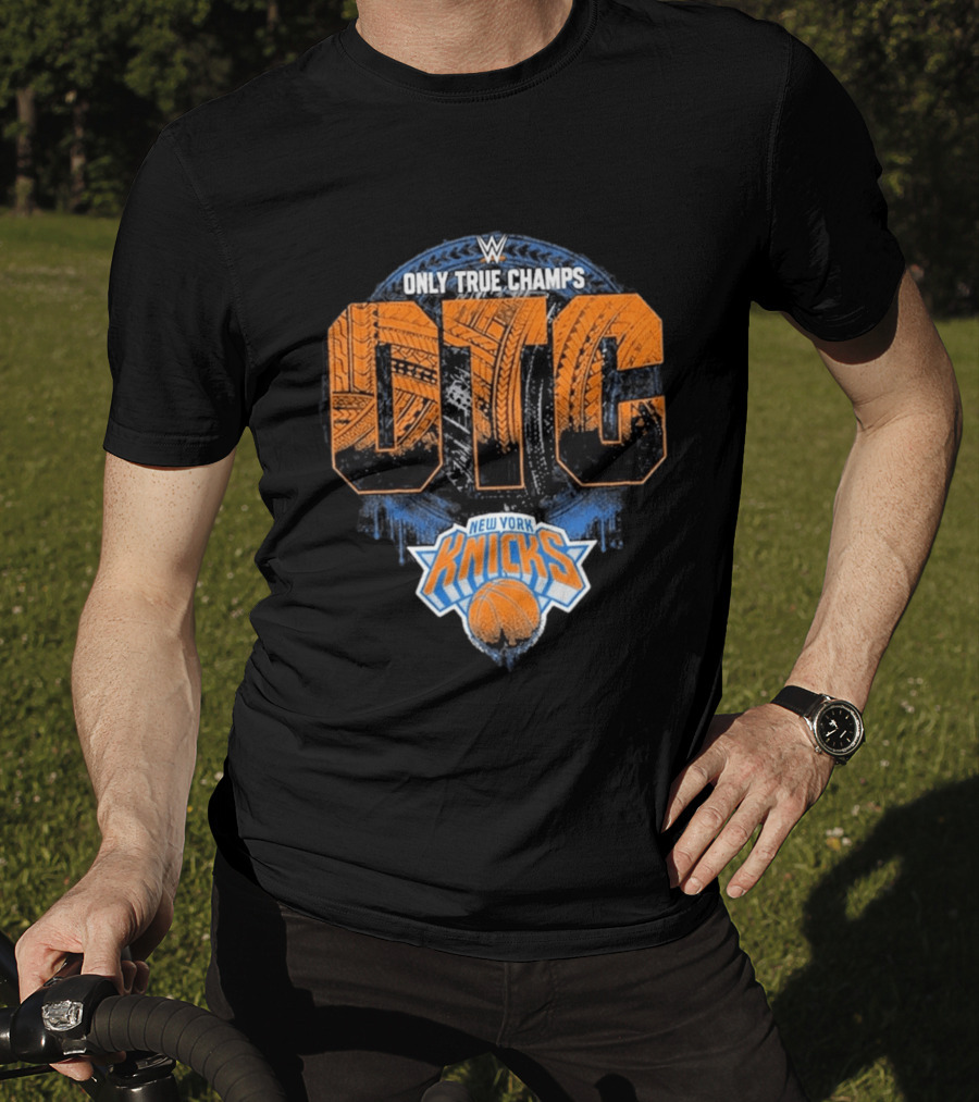 WWE Only True Champs OTC New York Knicks Basket T-Shirt