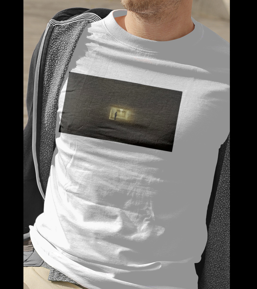 Backrooms Dark Hallway Figure Eerie Aesthetic T-Shirt