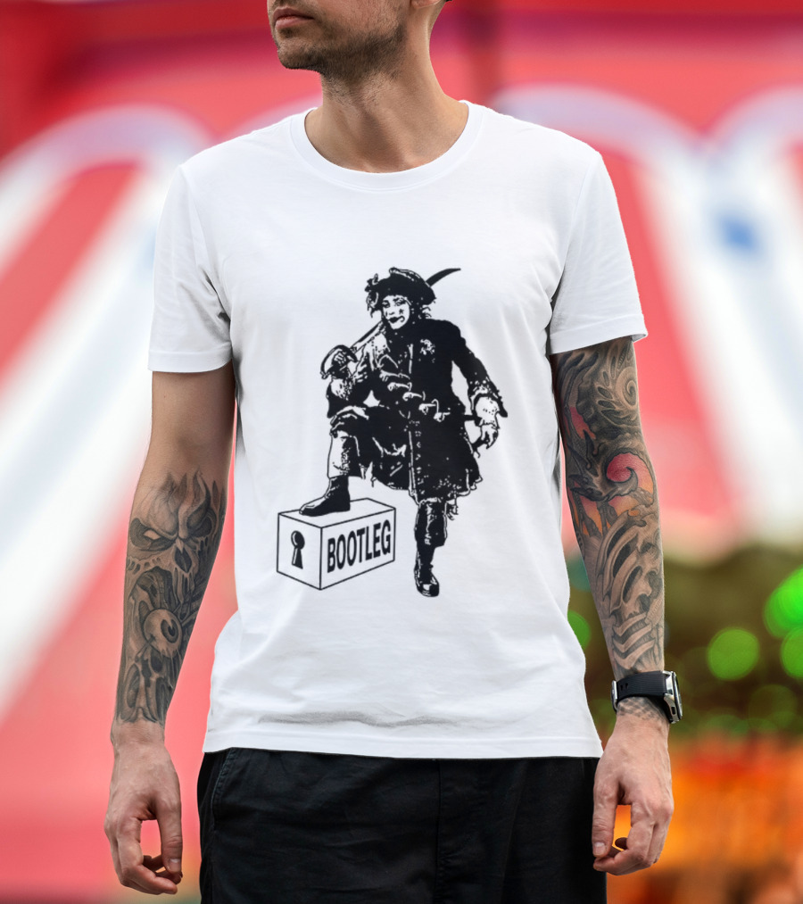 Bootleg The Garden Ghosts Spirits Shades Spectres Apparitions Pirate 2 Sided T-Shirt
