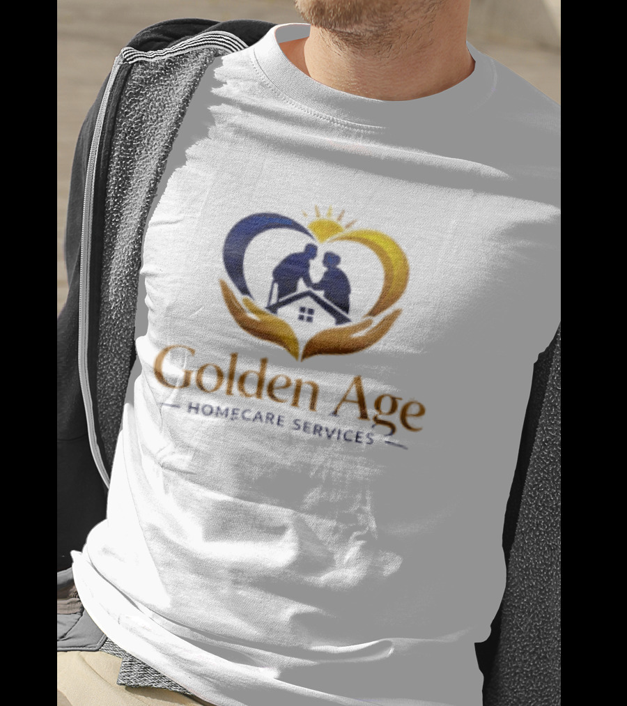 Golden Age Homecare Services Elderly Care Compassion And Support T-Shirt