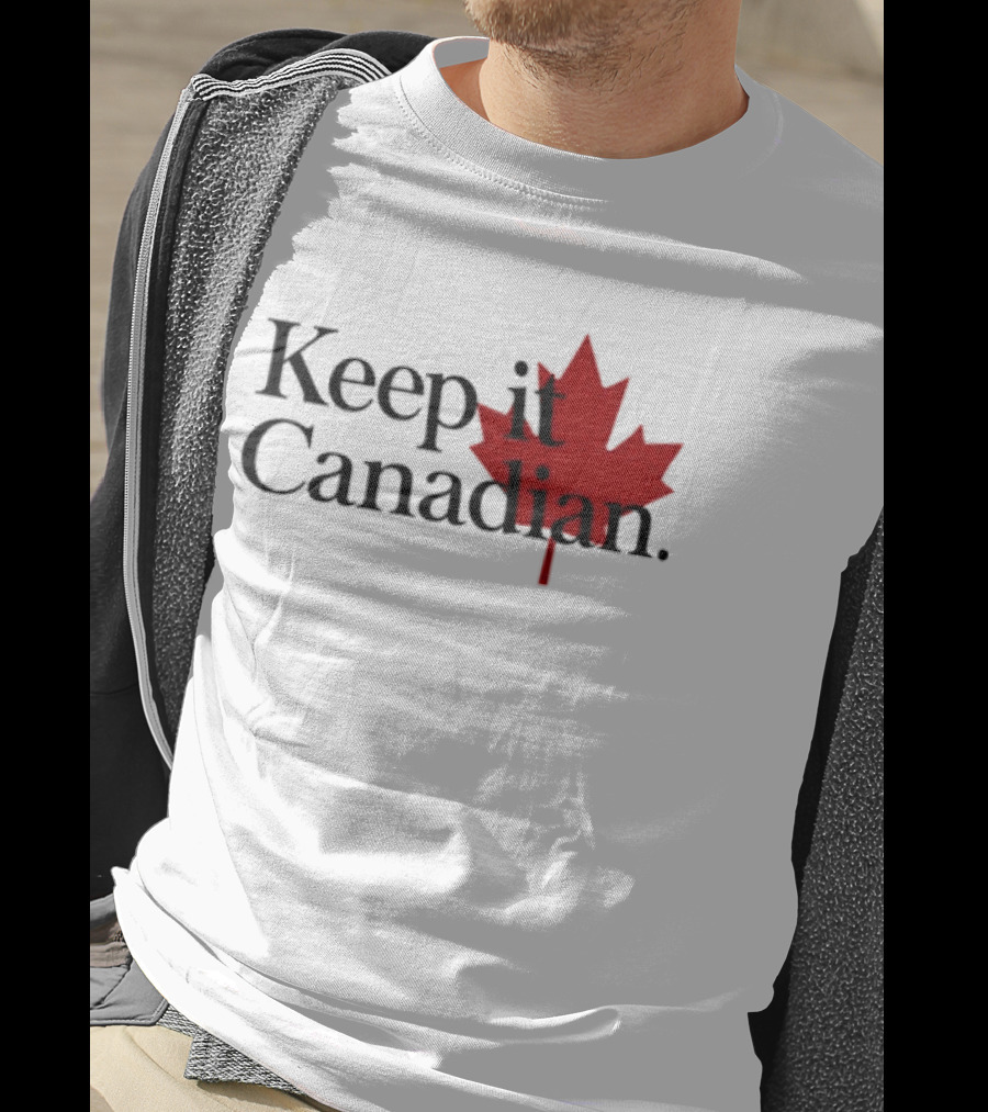 Keep It Canadian Maple Leaf Canada Patriotic T-Shirt