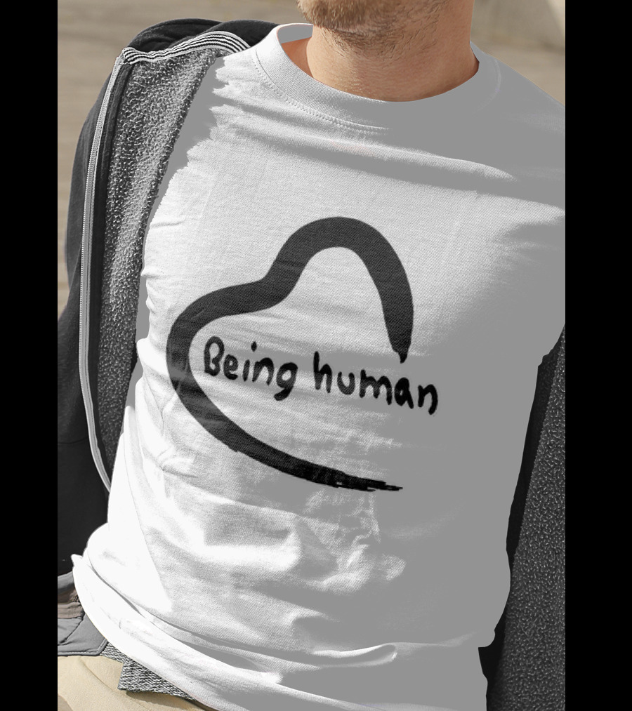Salman Khan Being Human Heart Logo Coffee T-Shirt