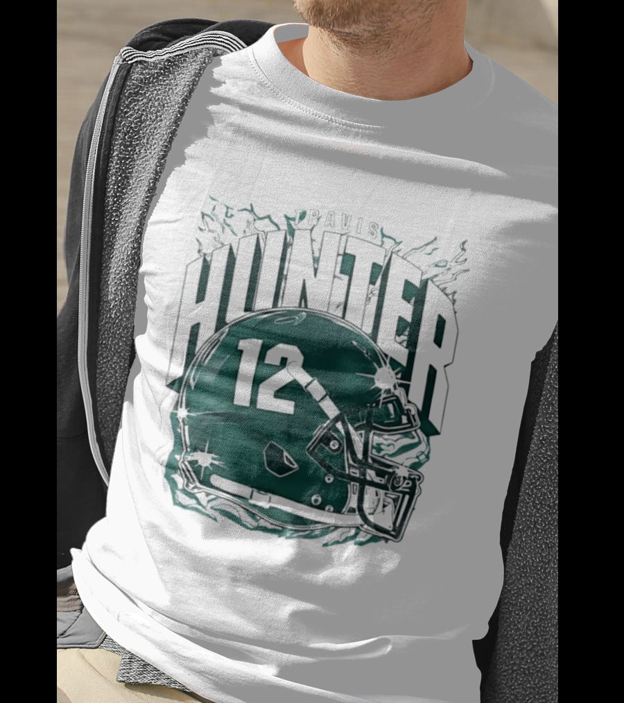 Travis Hunter 12 Helmet Jacksonville Jaguars Sports Fan T-Shirt