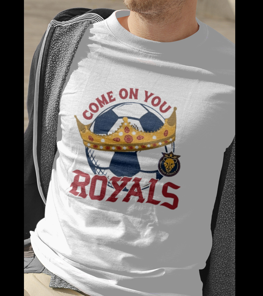 Come On You Royals Soccer Crown Lion T-Shirt