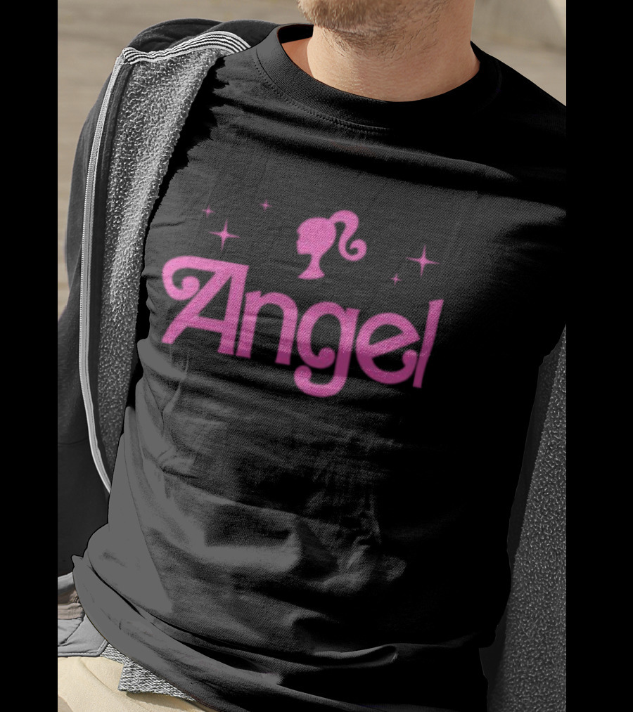 Angel Reese Barbie Crop With Star Accents T-Shirt