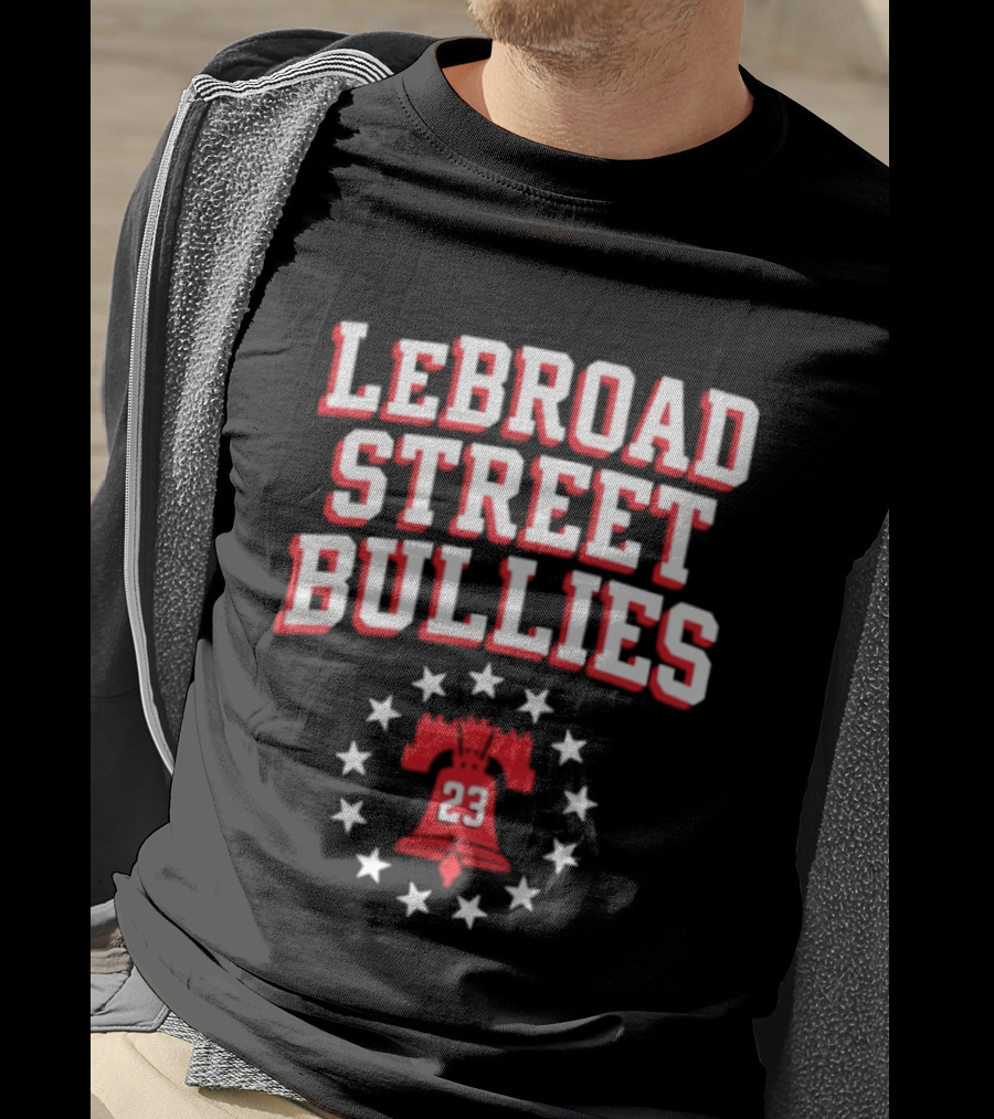 LeBroad Street Bullies 23 Liberty Bell Stars T-Shirt