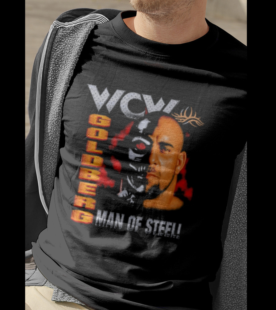 WCW Goldberg Man Of Steel Wrestling T-Shirt