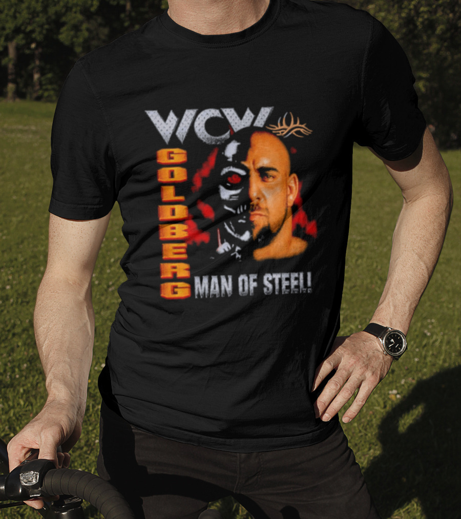 WCW Goldberg Man Of Steel Wrestling T-Shirt