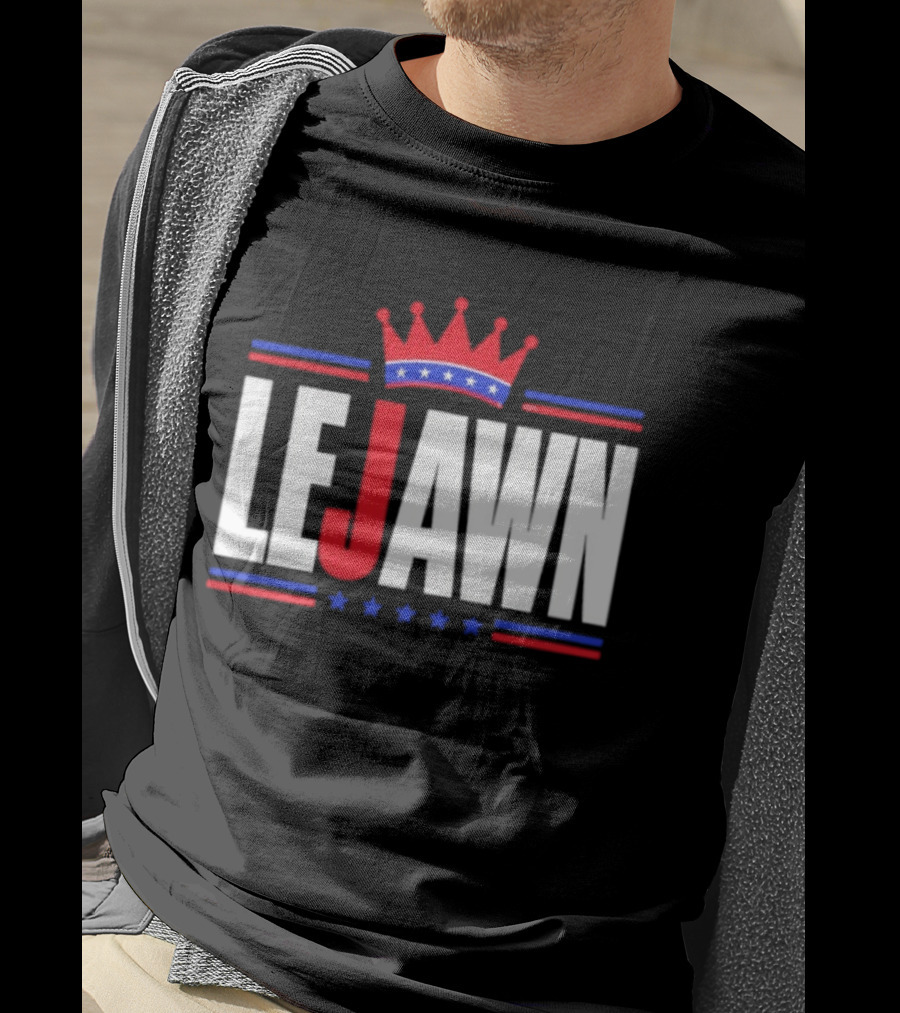 LeJawn King Crown LeBron James Philadelphia 76ers NBA 2026 T-Shirt