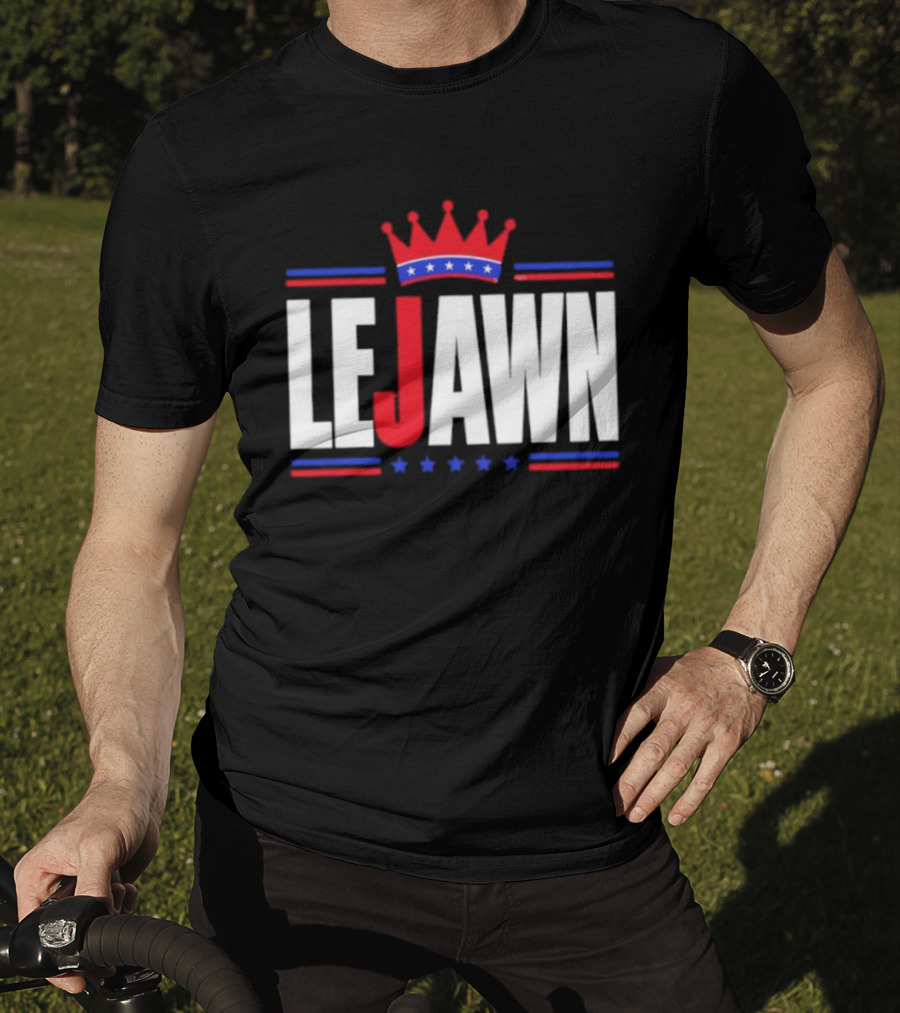 LeJawn King Crown LeBron James Philadelphia 76ers NBA 2026 T-Shirt