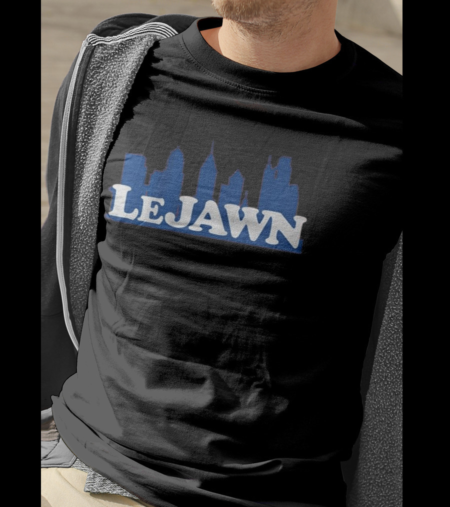 LeJawn Philadelphia 76ers City Skyline T-Shirt