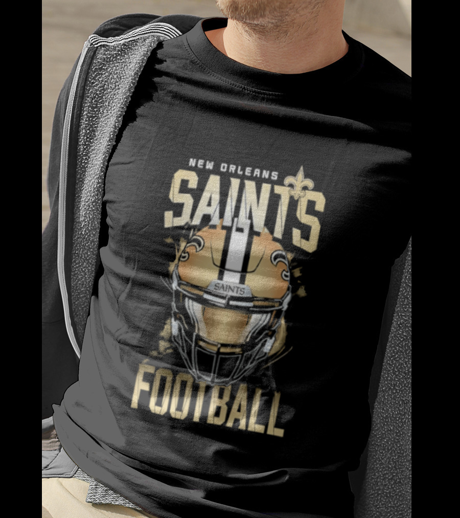 New Orleans Saints Football Helmet 2026 T-Shirt