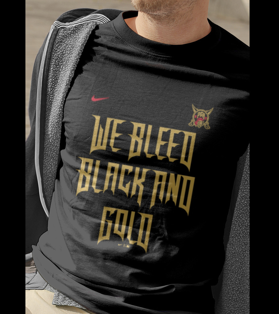 Pittsburgh Pirates We Bleed Black And Gold City Connect Nike T-Shirt